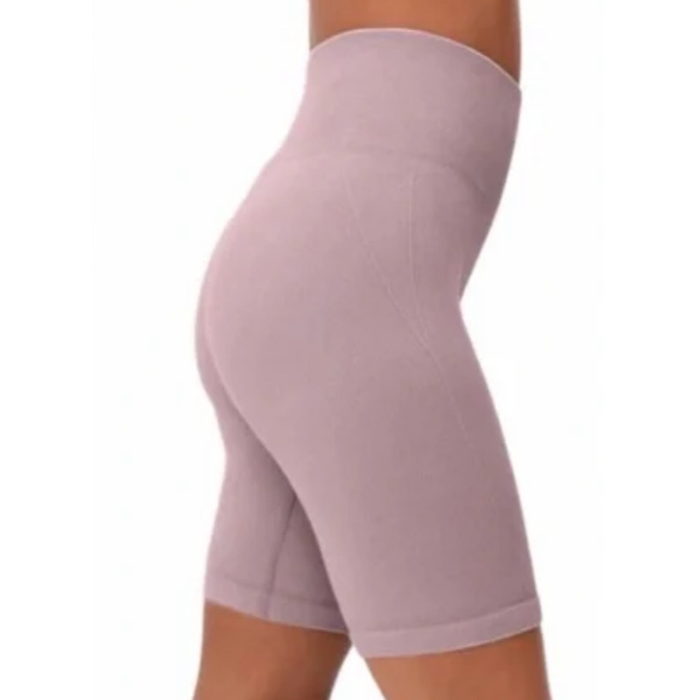 NEW EVERLANE The Seamless Bike Short in Mauve NWT Size L/XL